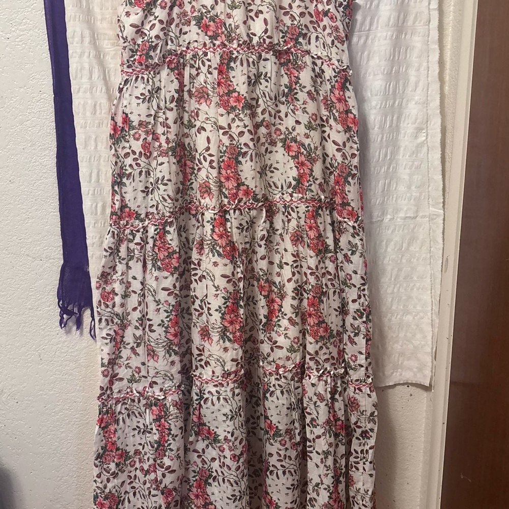Max Studio Floral Maxi sleeveless Dress - Picture 8 of 13
